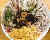 Hình bước làm 1 của món Bún Thang Hà Nội