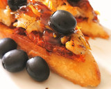Foto del paso 7 de la receta: Pincho de Bacalao con Tomate seco, Cebolla caramelizada y salsa Teriyaki