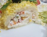 صورة لخطوة 5 من وصفة سلطة ماسيدوان على شكل رولي 😋🥗