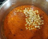 A picture of step 2 of Chana dal arbi.