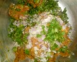 A picture of step 8 of Kafta Kabab.