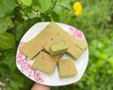 Hình bước làm 6 của món Match Chiffon CakeBánh bông lan trà xanh