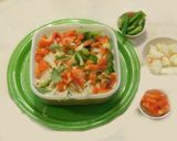 A picture of step 1 of For a Healthy Bharat Mata -Tri Color Adai.