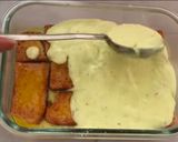 A picture of step 4 of Milk malai cake.