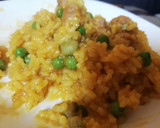 Foto del paso 7 de la receta: Arroz meloso con Longaniza, Habas y Guisantes