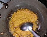 A picture of step 3 of Matar panner.