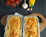 Foto langkah ke 2 dari resep Spaghetti Brulee.