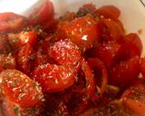 A picture of step 4 of Fried Focaccia Sticks with Arugula and Cherry Tomatoes.