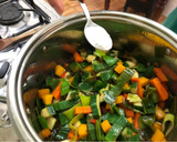 Foto del paso 7 de la receta: Guiso de verduras con zapallo y orejas de palo