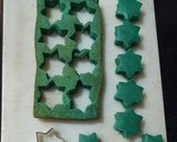 A picture of step 4 of Galaxy Cake.