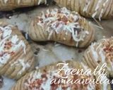 A picture of step 4 of Baked Cheesy Hasselback Potatoes.