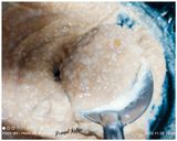 A picture of step 5 of Chikoo Kheer.