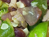 Salteado de Cerdo con Zapallitos Verdes