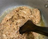 A picture of step 3 of Dum ka Qeema.