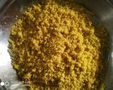 A picture of step 3 of Sev khamani.