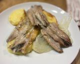 Foto del paso 6 de la receta: Boquerones al horno con patatas y cebolla