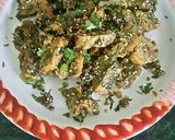 A picture of step 7 of Palak ke patre.