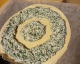Foto del passaggio 3 della ricetta Girasole di sfoglia con ricotta e spinaci