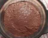Une image de l'étape 4 de Moelleux chocolat framboise.