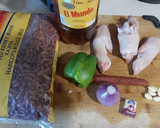 Foto del paso 1 de la receta: Potaje de frijoles colorados
