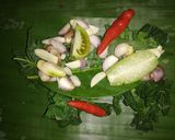 Foto langkah ke 4 dari resep Pepes ikan peda daun singkong.