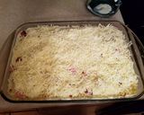 A picture of step 12 of Chicken Cordon Bleu Lasagna.