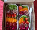 Foto langkah ke 4 dari resep Puding Buah.