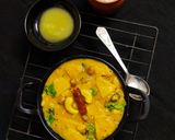 A picture of step 10 of Rajwadi Arhar Dal Dhokli.