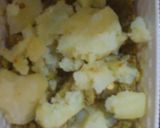 A picture of step 5 of Peas and chane rings.