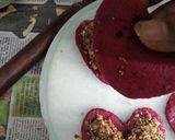 A picture of step 8 of Heart Shaped Moong Sprouts Kachoris.