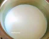 A picture of step 2 of Sabudana Kheer.