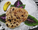 A picture of step 5 of Banana puranpoli (Kela puri).
