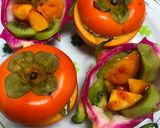Foto del paso 6 de la receta: Ensaladas de caqui, pitahaya, kiwi