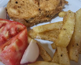 Foto del paso 4 de la receta: Merluza rebozada con patatas