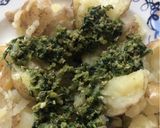 A picture of step 3 of Wild garlic pesto - vegan.