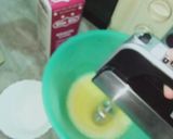 A picture of step 2 of Basic vanilla sponge.