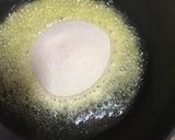 A picture of step 2 of Hungcurd Halwa.