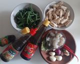 Foto langkah ke 1 dari resep Tumis kacang panjang tempe.