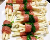 Hình bước làm 1 của món Canh Thịt Bò Nấm Bạch Tuyết