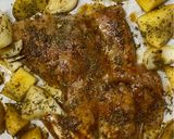 Foto langkah ke 2 dari resep Roasted Chicken w/ white sauce & vegetables.