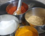 A picture of step 2 of French beans chutney.