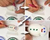Snowman - Jouyo Manju (Wagashi) recipe step 10 photo