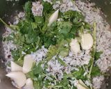A picture of step 1 of Coconut mix veg.