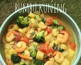 Foto langkah ke 7 dari resep Cah Udang Bumbu Kuning Ala Madifa.