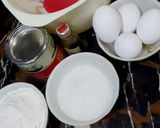 A picture of step 3 of Sponge Cream cake (Pateela baking and no beater).