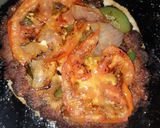 A picture of step 2 of Chappli cheeze burger.