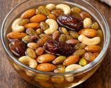 A picture of step 1 of Healthy Dry Fruit Milkshake Recipe: Creamy Energy Drink at Home.