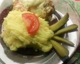 Tejfölös-sajtos csirkecomb krumplipürével recept fázis 8 fotója
