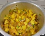 A picture of step 4 of Kathyawadi Dungri Bateta Nu Shaak (Potato Onion Curry) !!.