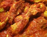 Foto del paso 4 de la receta Pollo y conejo con tomate y ajos tiernos